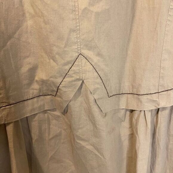 Women's Peter Pan Collar Sleeveless Dress - Picture 6 of 7